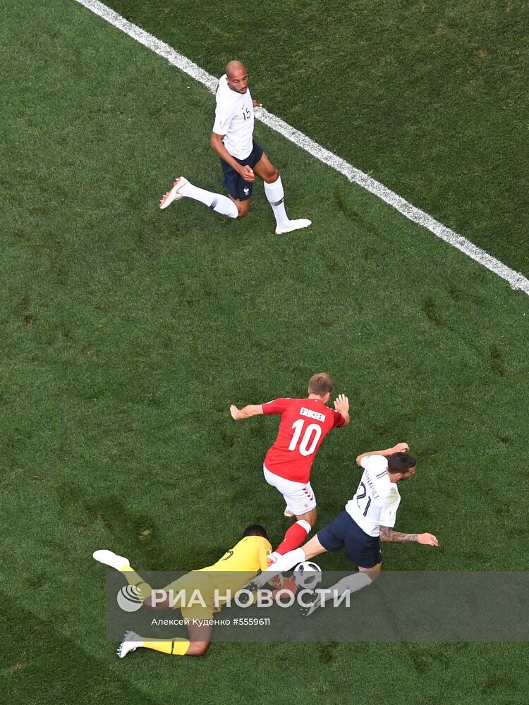 Футбол. ЧМ-2018. Матч Дания - Франция