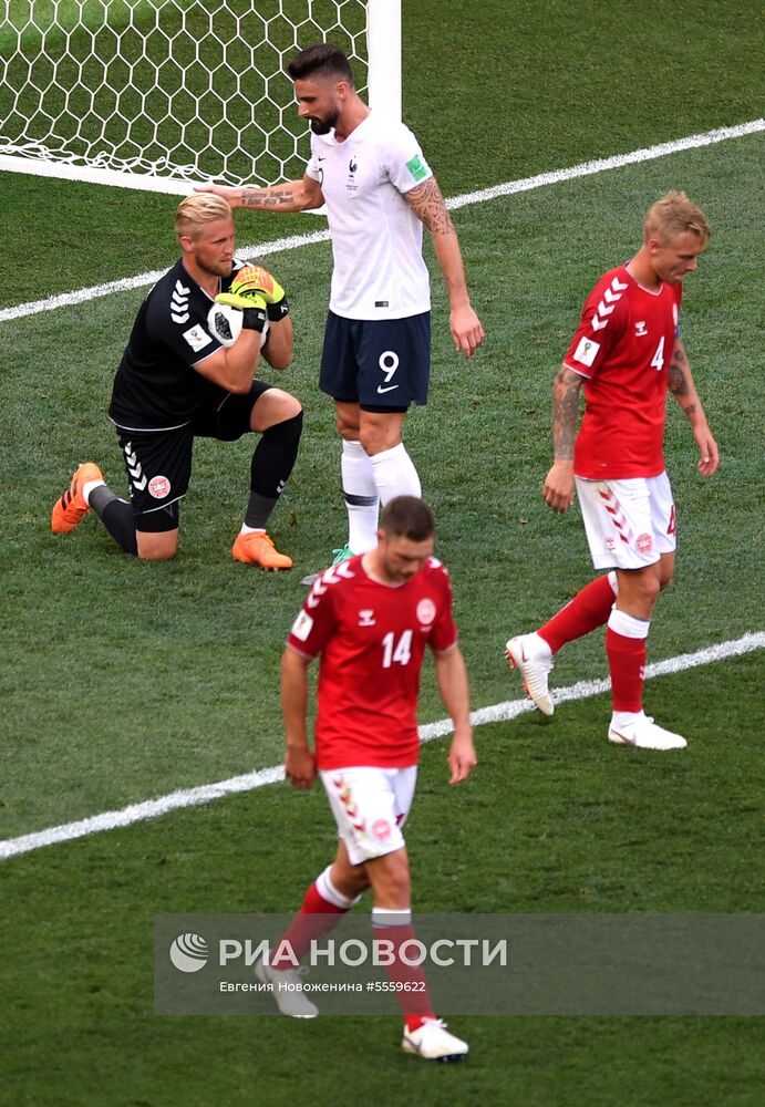 Футбол. ЧМ-2018. Матч Дания - Франция