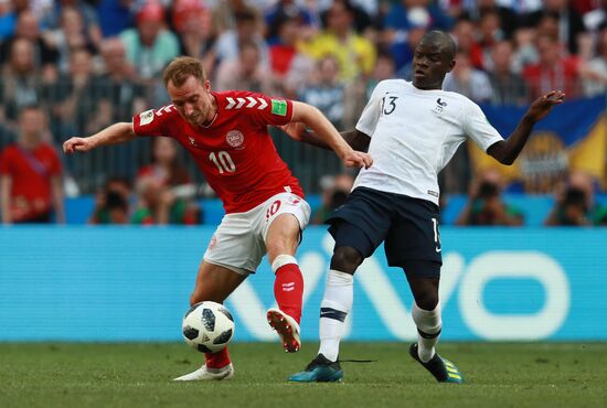 Футбол. ЧМ-2018. Матч Дания - Франция