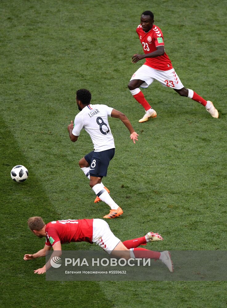 Футбол. ЧМ-2018. Матч Дания - Франция