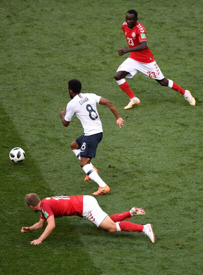 Футбол. ЧМ-2018. Матч Дания - Франция