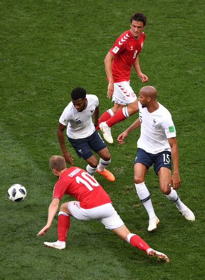 Футбол. ЧМ-2018. Матч Дания - Франция