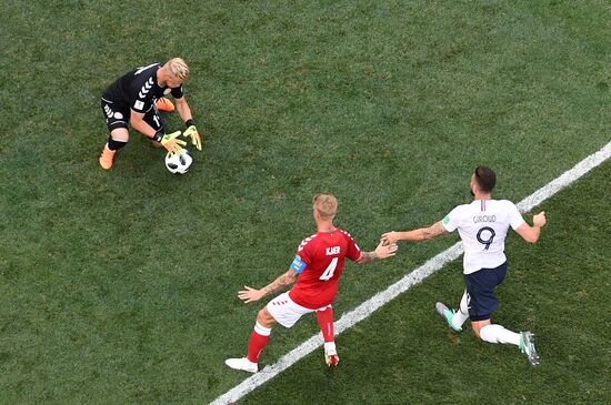 Футбол. ЧМ-2018. Матч Дания - Франция