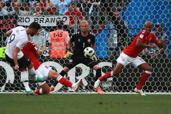 Футбол. ЧМ-2018. Матч Дания - Франция