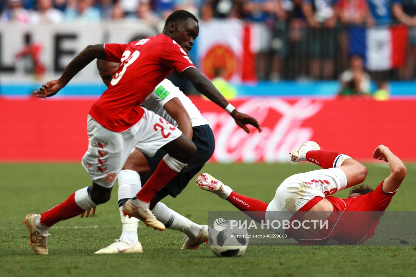 Футбол. ЧМ-2018. Матч Дания - Франция