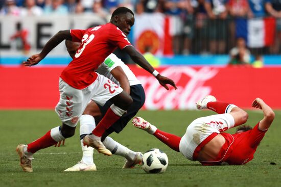 Футбол. ЧМ-2018. Матч Дания - Франция