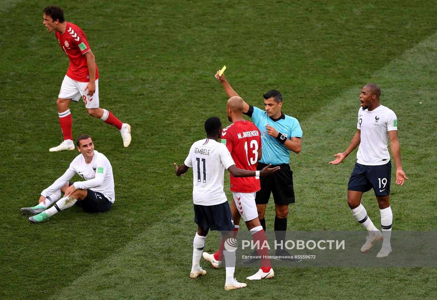 Футбол. ЧМ-2018. Матч Дания - Франция