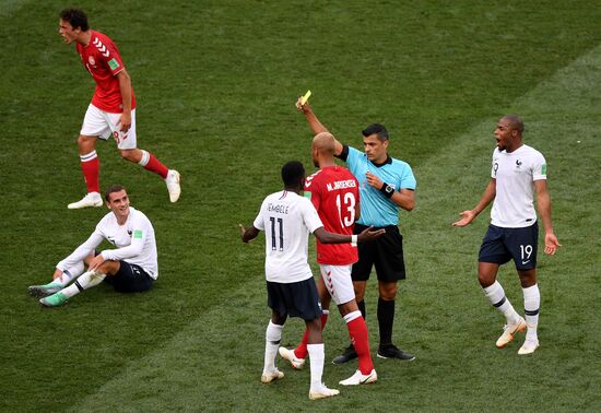 Футбол. ЧМ-2018. Матч Дания - Франция