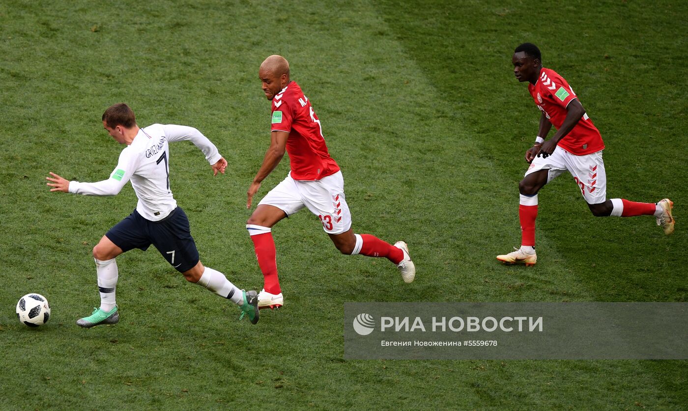 Футбол. ЧМ-2018. Матч Дания - Франция