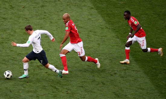 Футбол. ЧМ-2018. Матч Дания - Франция