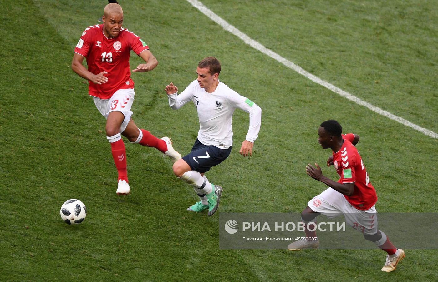 Футбол. ЧМ-2018. Матч Дания - Франция