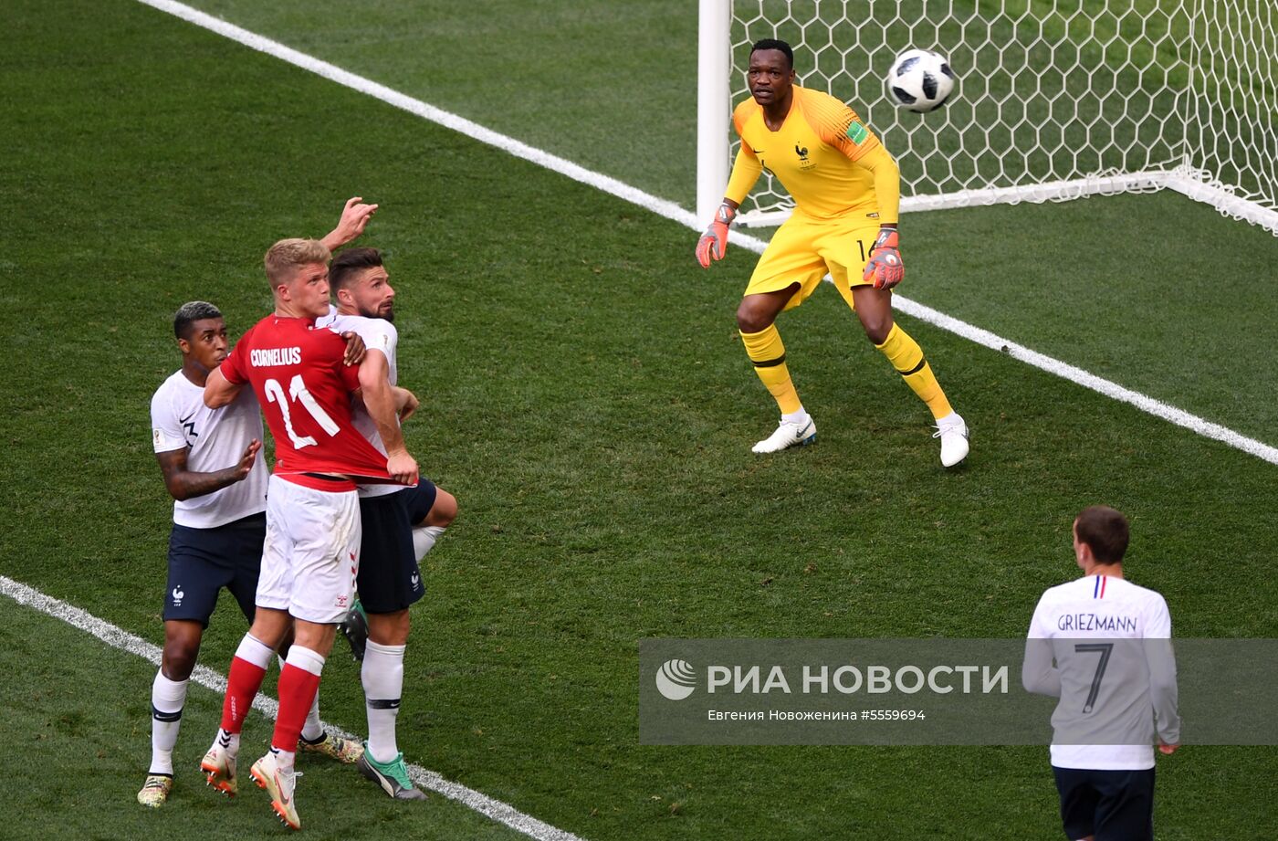 Футбол. ЧМ-2018. Матч Дания - Франция