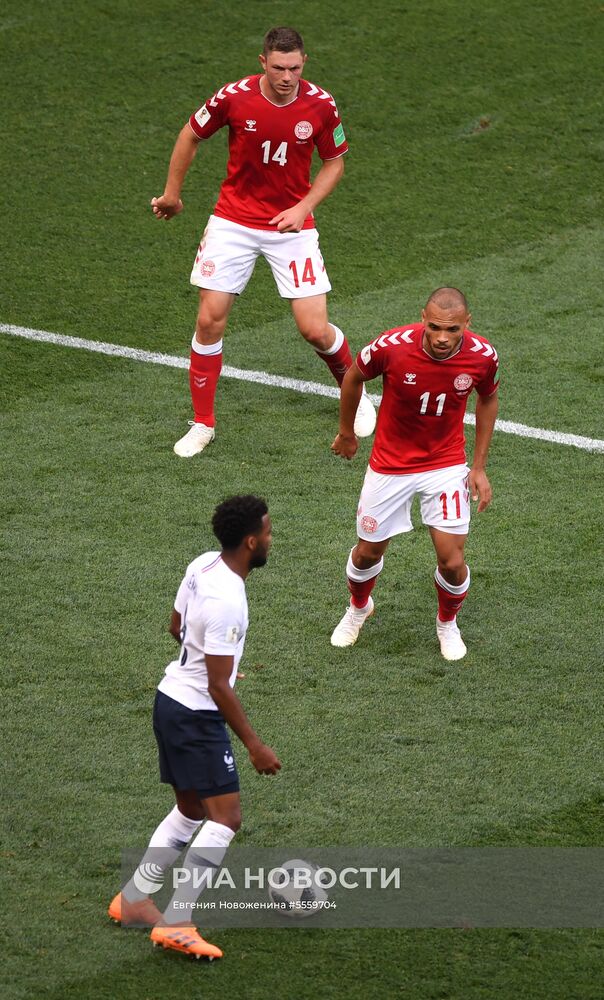 Футбол. ЧМ-2018. Матч Дания - Франция