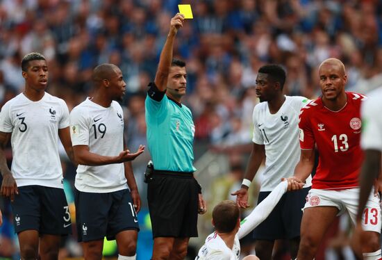 Футбол. ЧМ-2018. Матч Дания - Франция