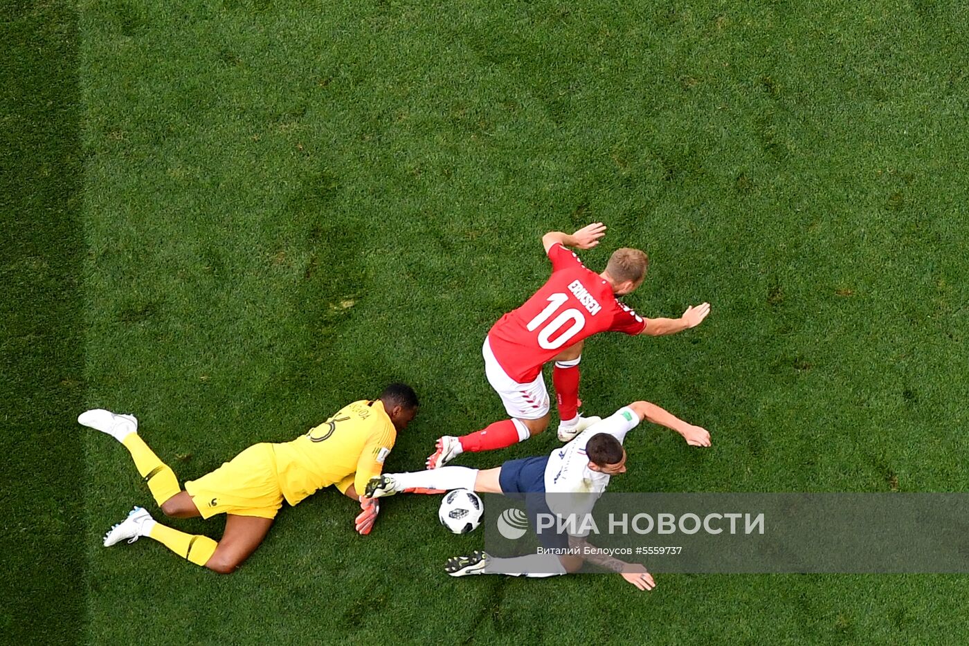 Футбол. ЧМ-2018. Матч Дания - Франция