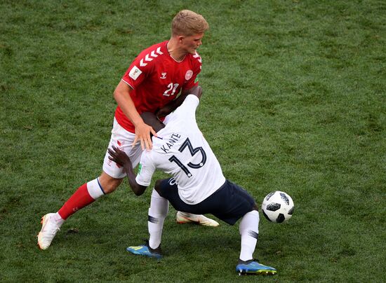 Футбол. ЧМ-2018. Матч Дания - Франция