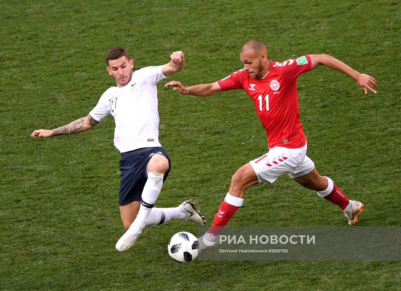 Футбол. ЧМ-2018. Матч Дания - Франция