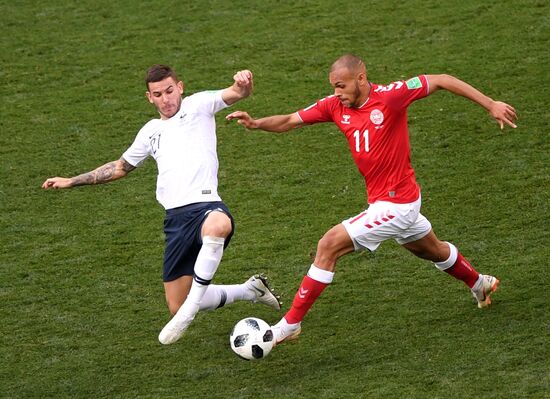 Футбол. ЧМ-2018. Матч Дания - Франция