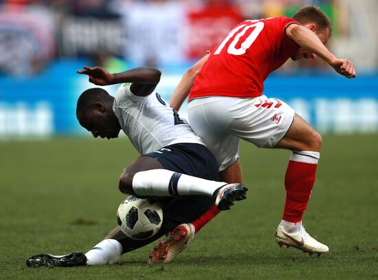 Футбол. ЧМ-2018. Матч Дания - Франция