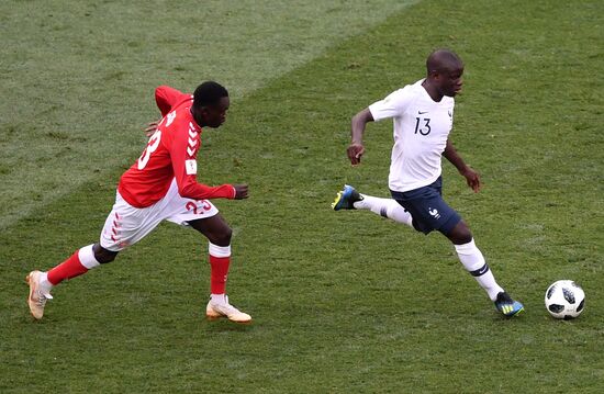 Футбол. ЧМ-2018. Матч Дания - Франция