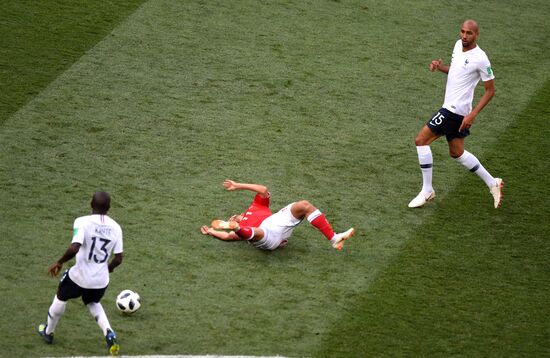 Футбол. ЧМ-2018. Матч Дания - Франция