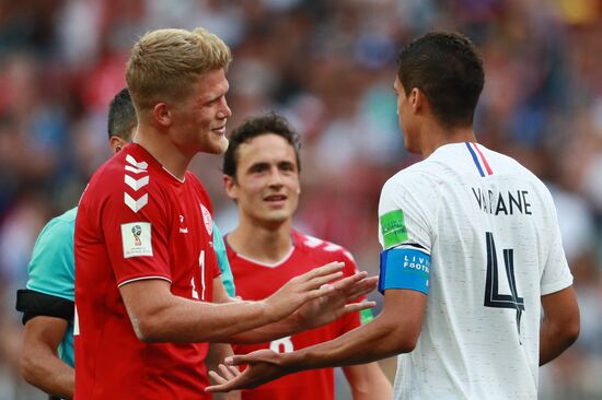 Футбол. ЧМ-2018. Матч Дания - Франция