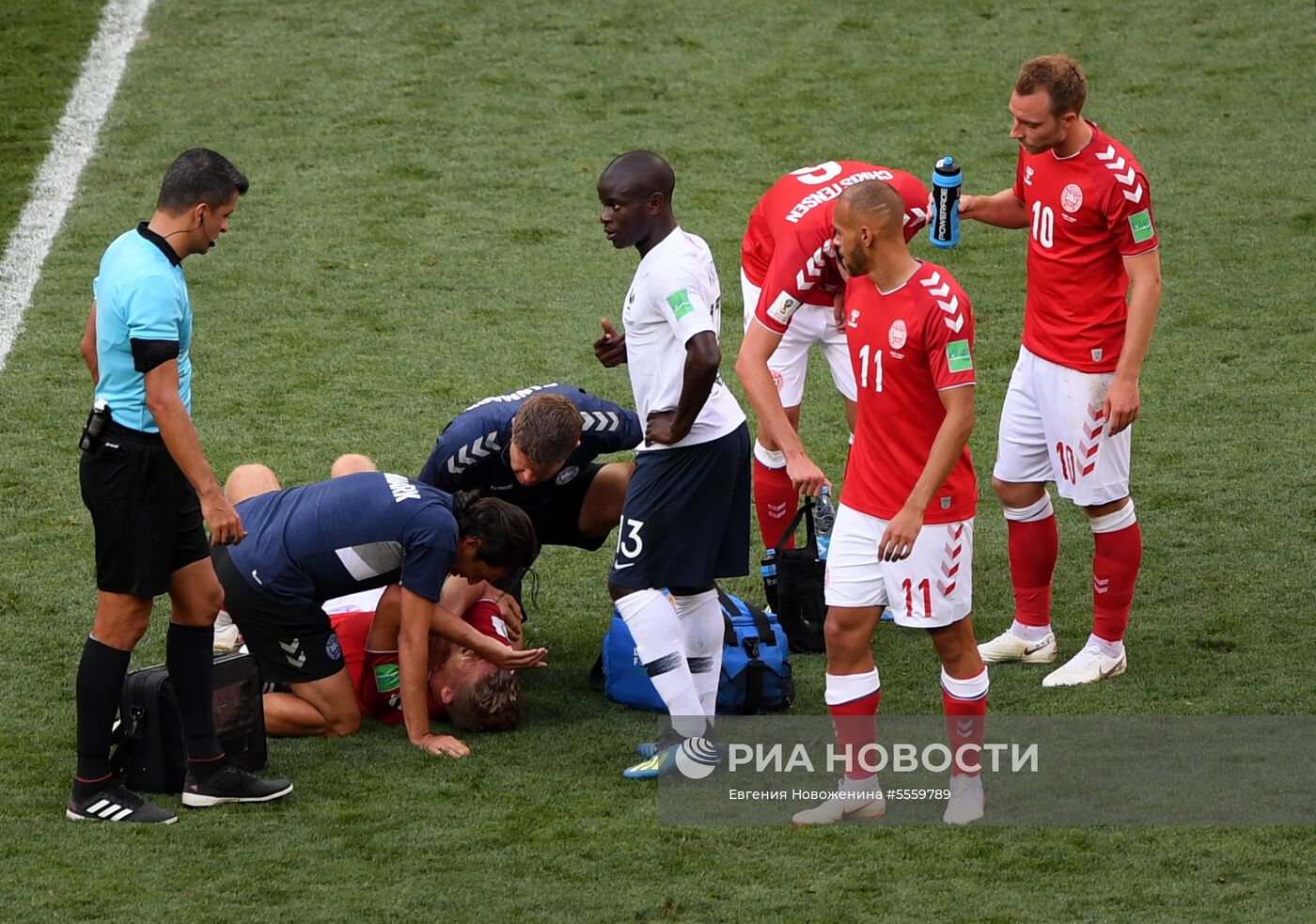 Футбол. ЧМ-2018. Матч Дания - Франция