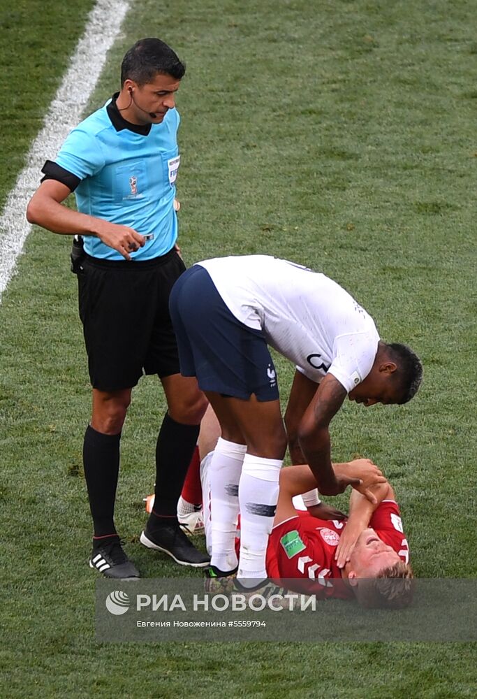 Футбол. ЧМ-2018. Матч Дания - Франция