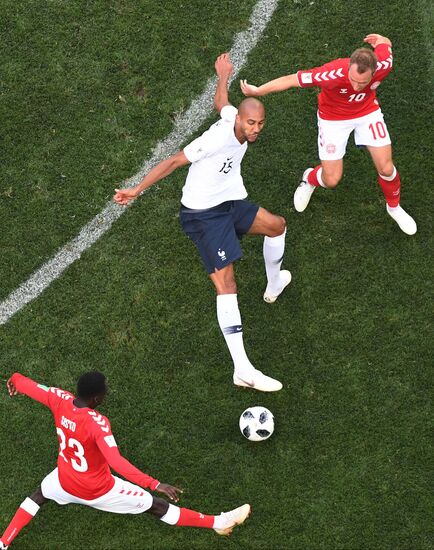 Футбол. ЧМ-2018. Матч Дания - Франция