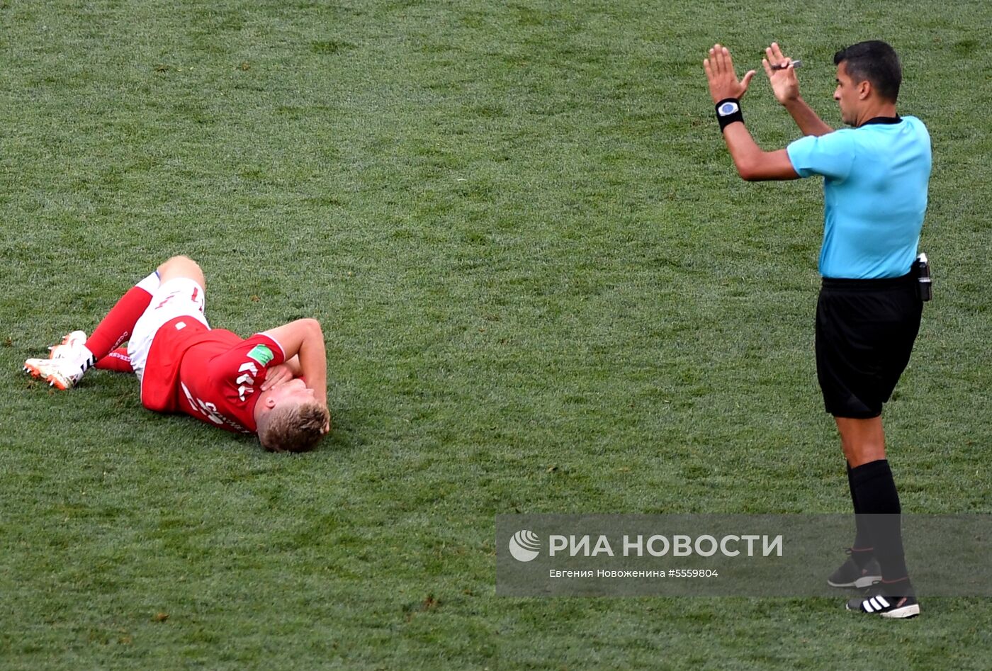 Футбол. ЧМ-2018. Матч Дания - Франция