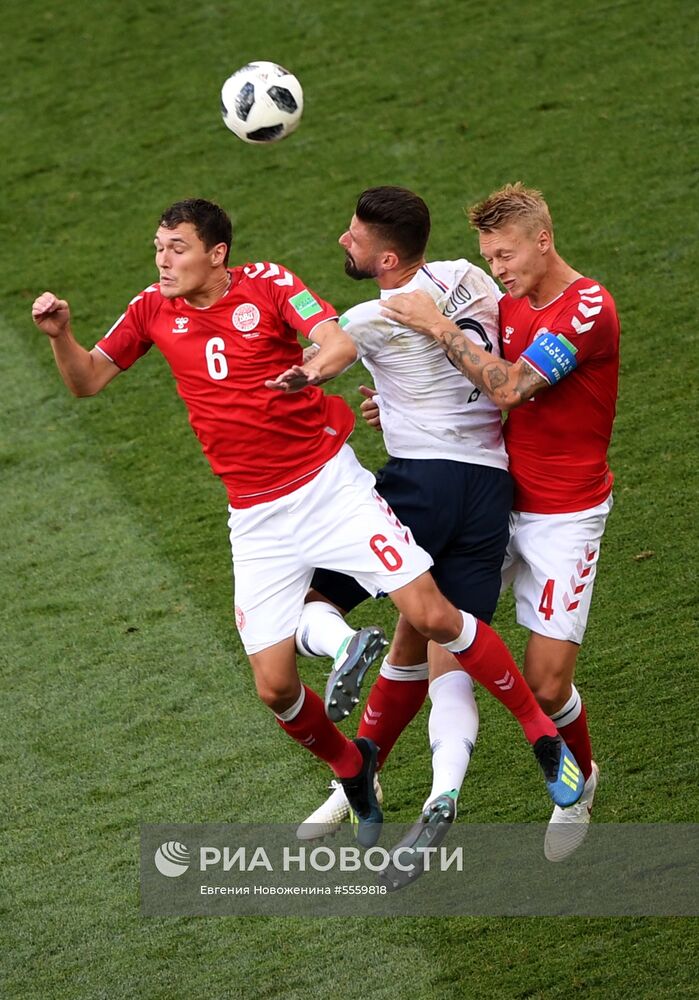 Футбол. ЧМ-2018. Матч Дания - Франция