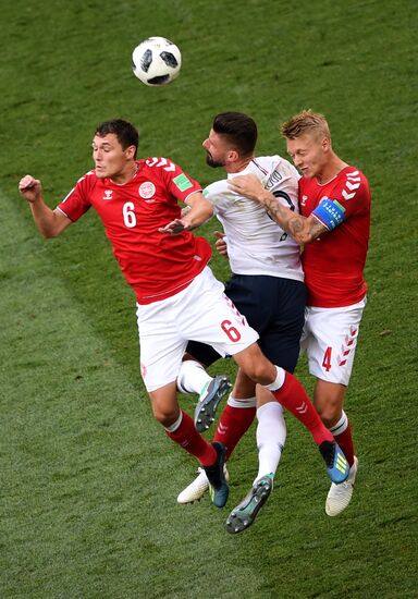 Футбол. ЧМ-2018. Матч Дания - Франция