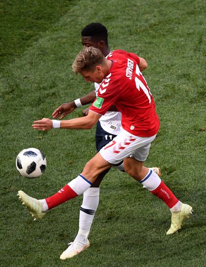 Футбол. ЧМ-2018. Матч Дания - Франция