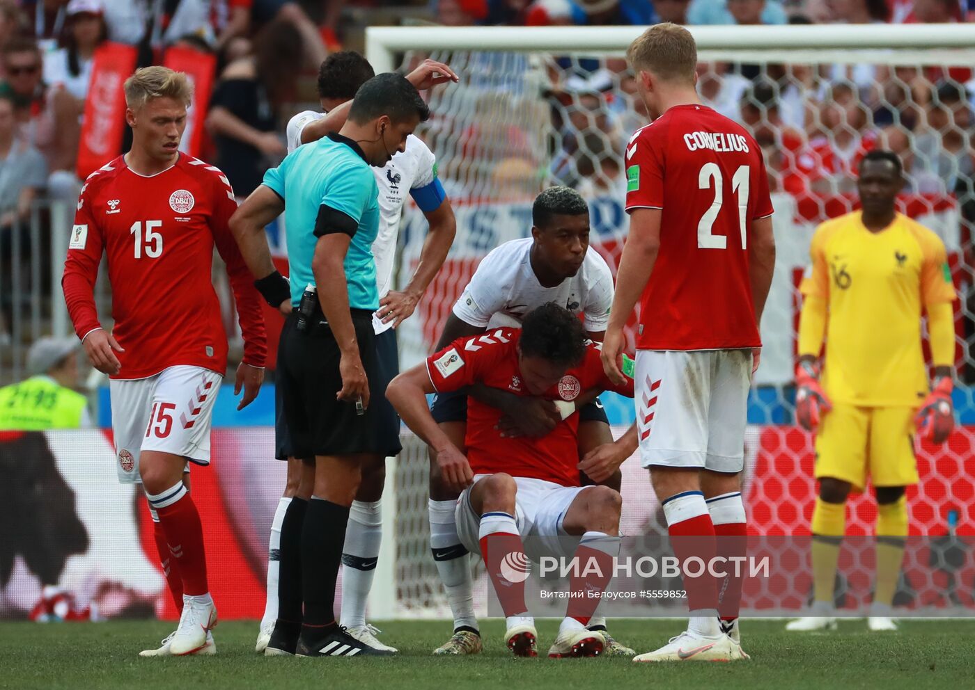 Футбол. ЧМ-2018. Матч Дания - Франция