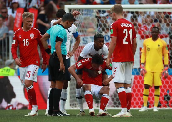 Футбол. ЧМ-2018. Матч Дания - Франция