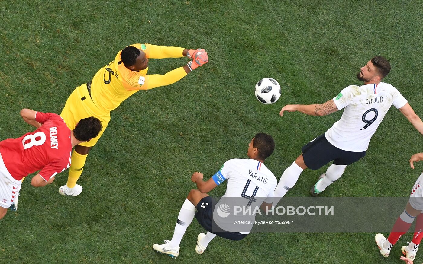 Футбол. ЧМ-2018. Матч Дания - Франция