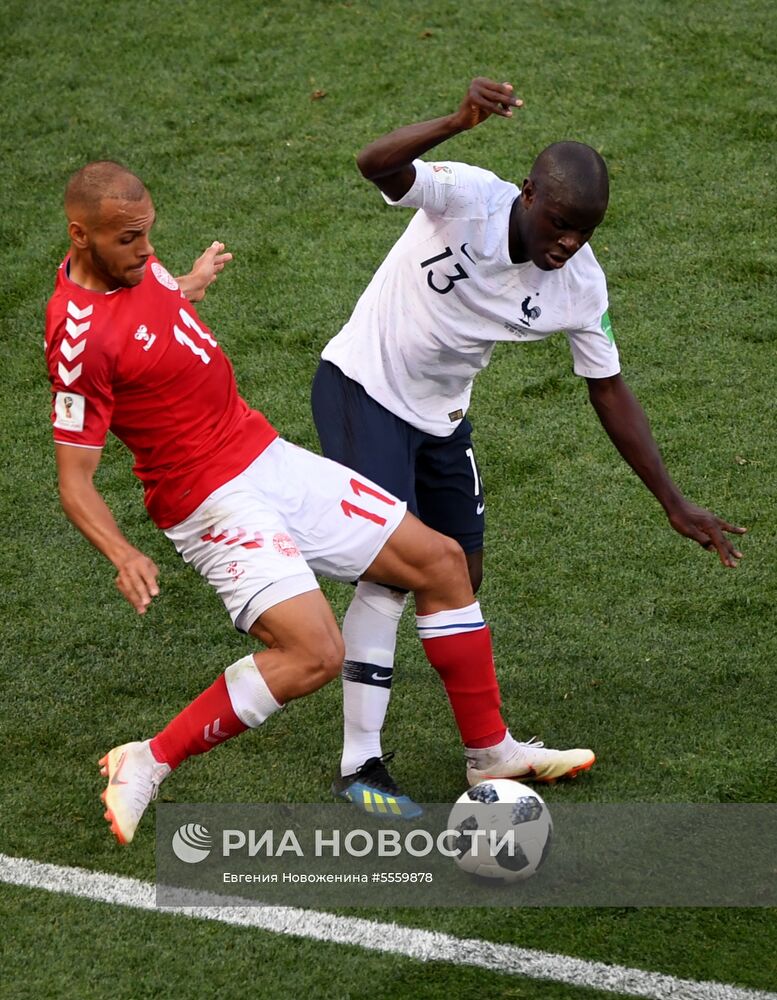 Футбол. ЧМ-2018. Матч Дания - Франция