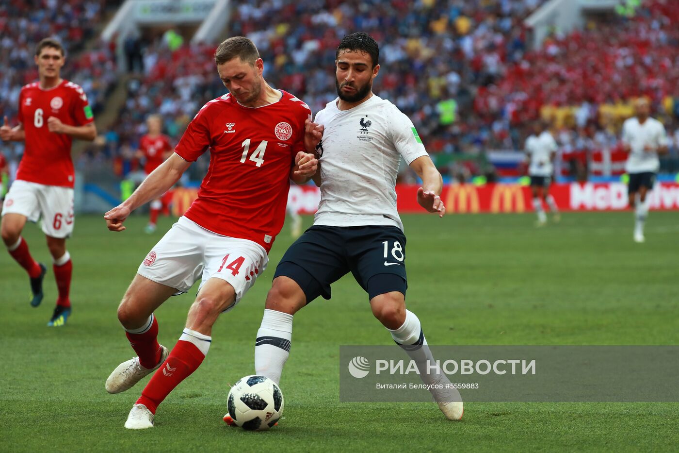 Футбол. ЧМ-2018. Матч Дания - Франция