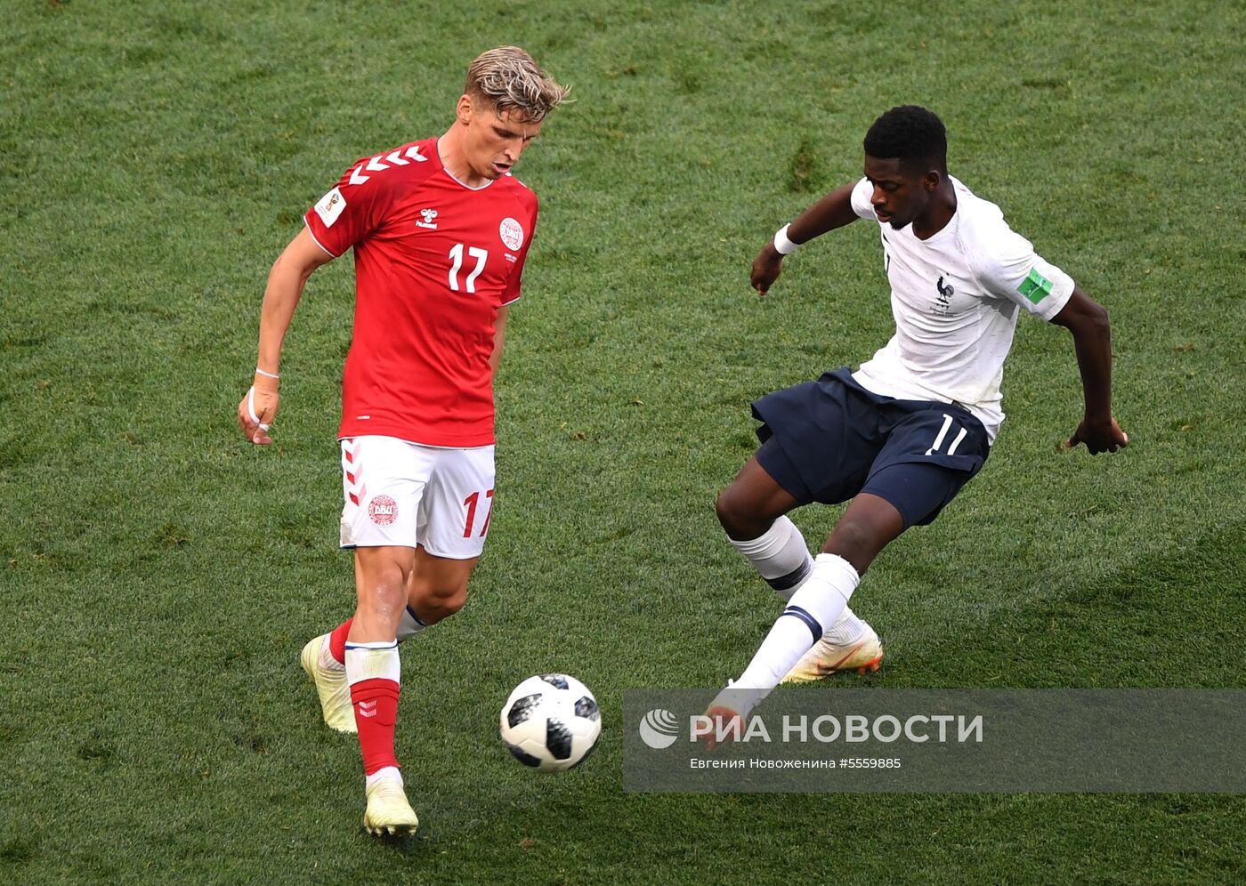 Футбол. ЧМ-2018. Матч Дания - Франция