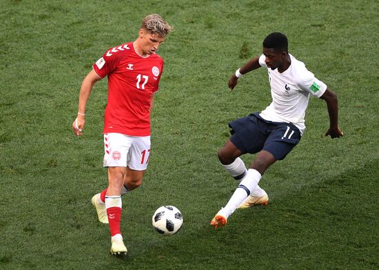 Футбол. ЧМ-2018. Матч Дания - Франция