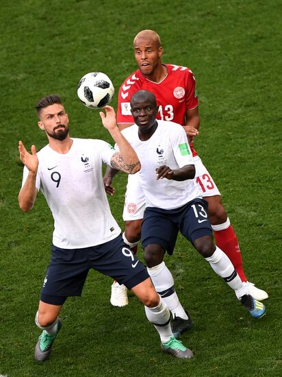 Футбол. ЧМ-2018. Матч Дания - Франция