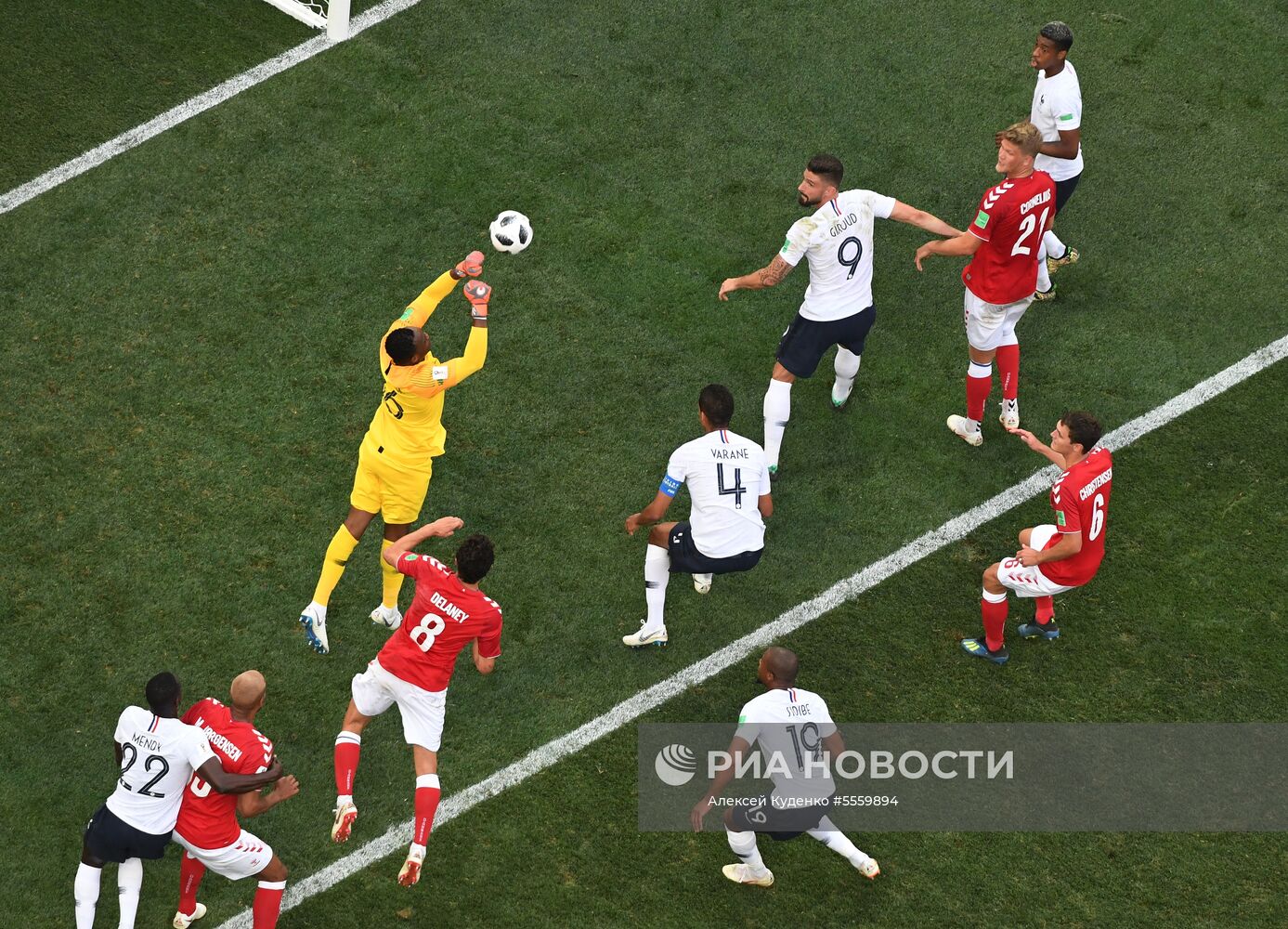 Футбол. ЧМ-2018. Матч Дания - Франция