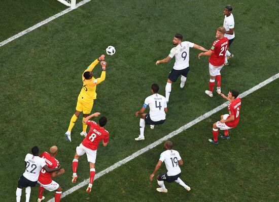 Футбол. ЧМ-2018. Матч Дания - Франция