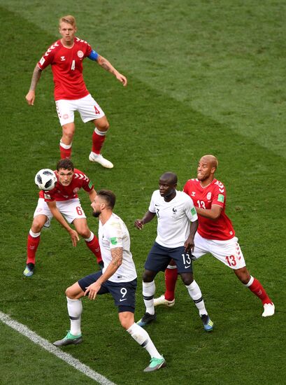 Футбол. ЧМ-2018. Матч Дания - Франция