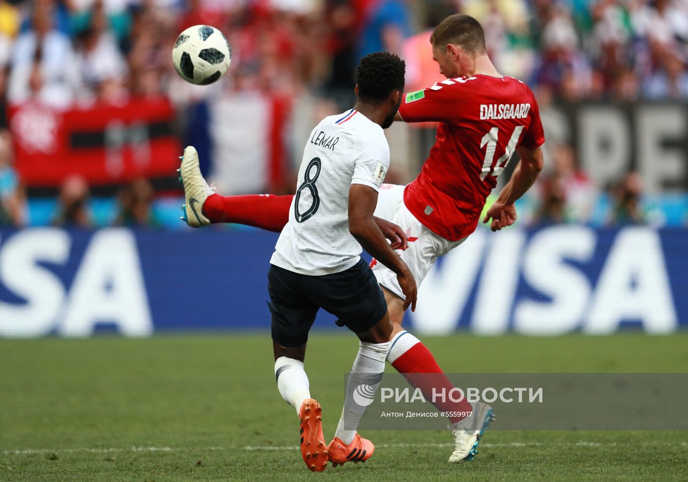Футбол. ЧМ-2018. Матч Дания - Франция