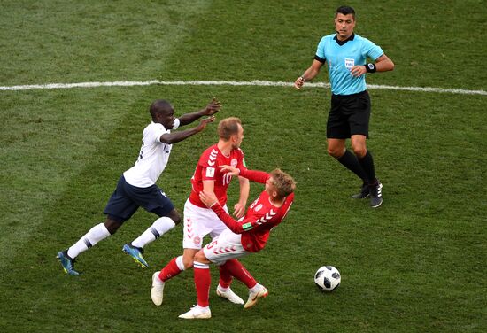 Футбол. ЧМ-2018. Матч Дания - Франция