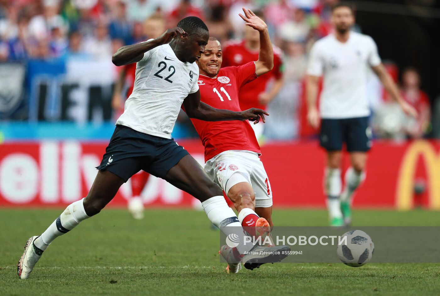 Футбол. ЧМ-2018. Матч Дания - Франция
