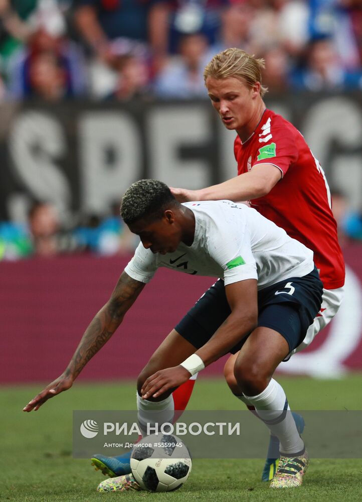 Футбол. ЧМ-2018. Матч Дания - Франция