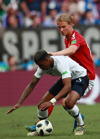 Футбол. ЧМ-2018. Матч Дания - Франция