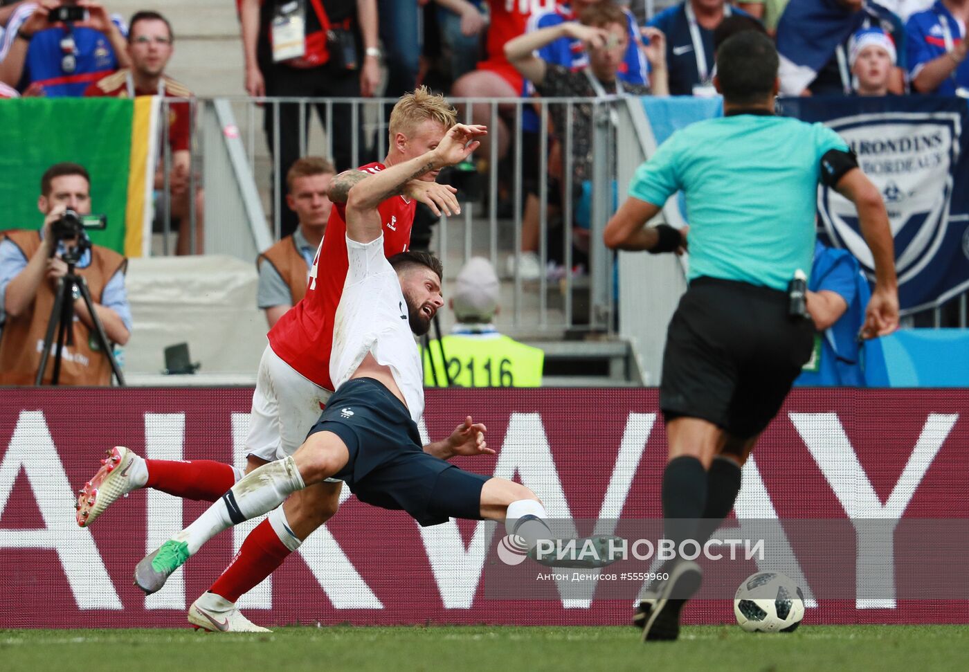 Футбол. ЧМ-2018. Матч Дания - Франция